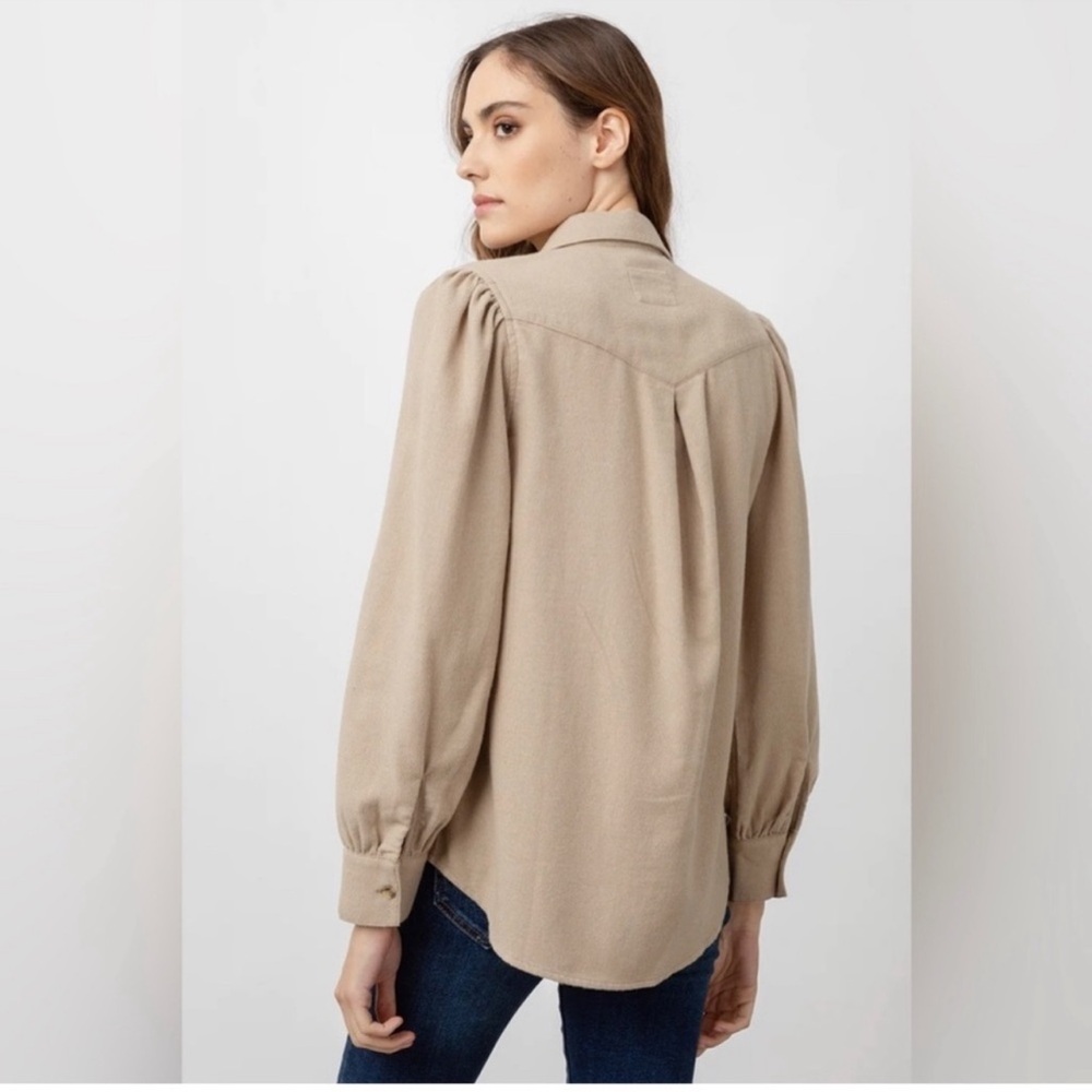 Rails Ada Toffee Button Down Shirt XS